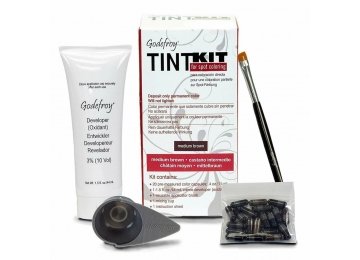 Godefroy Набор для окраски бровей 20 капсул Medium Brown (коричневый) Godefroy Набор для окраски бровей 20 капсул Medium Brown (коричневый)