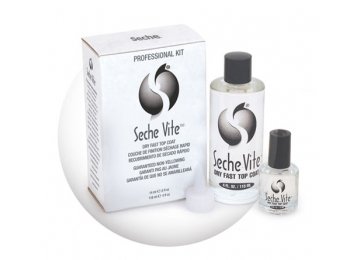 SecheVite,118мл+14мл-набор быстросохнущее верхнее покрытие сушка