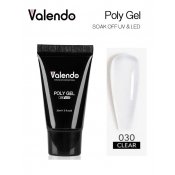 Poly Gel Valendo Моделирующий гель LED/UV 30мл  #30